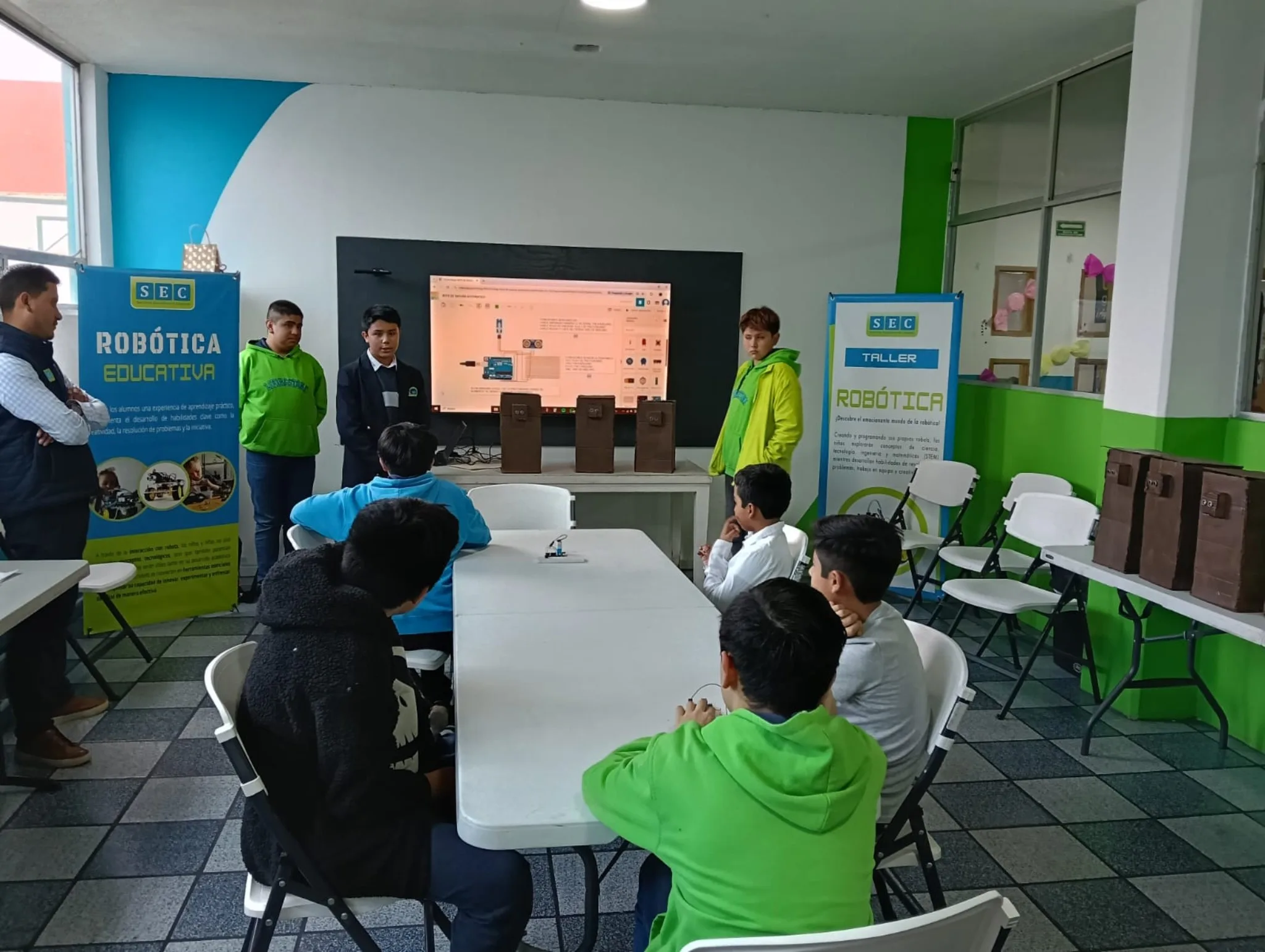 Evento de robótica educativa SEC